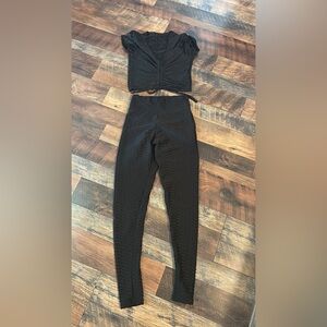 SHEIN Black Textured Garment